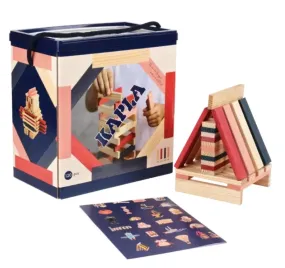 120 Planks - Natural, Dark Blue, Pink, Red