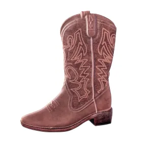 12.5" Metal Embossed Hanger: Classic Cowboy Boot