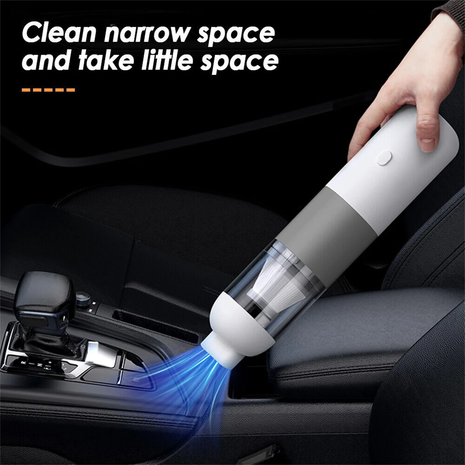 20000pa Powerful Car Vacuum Cleaner Visual Cup Portable Handheld
