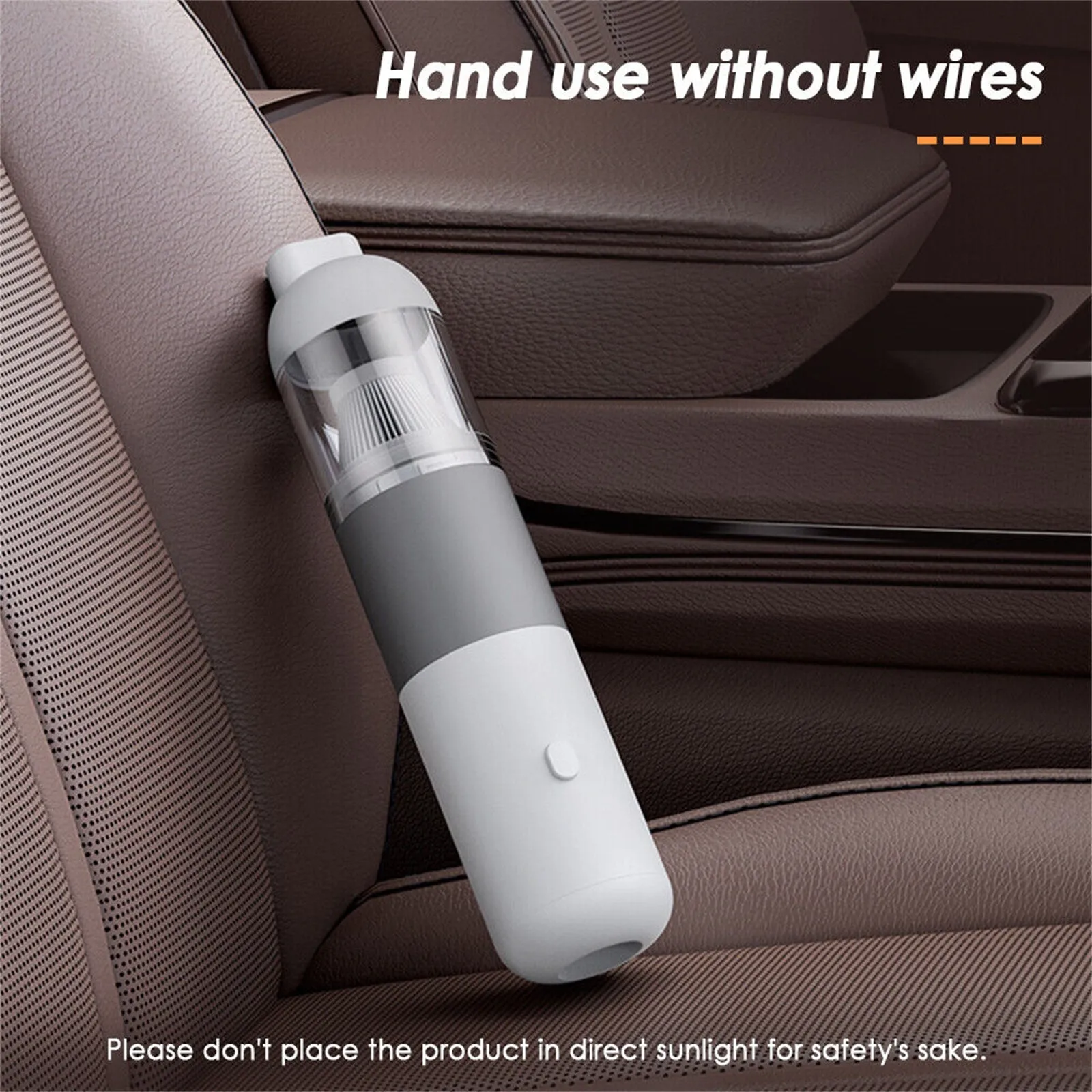 20000pa Powerful Car Vacuum Cleaner Visual Cup Portable Handheld