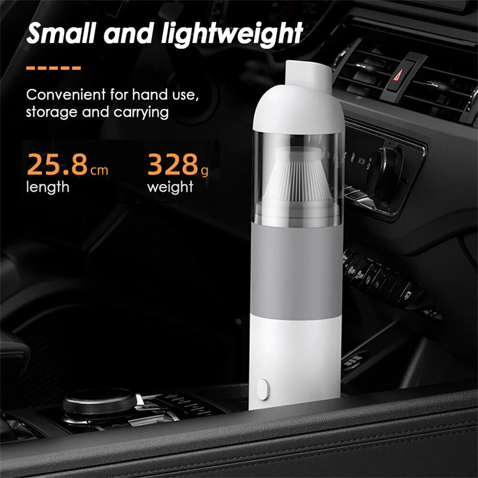 20000pa Powerful Car Vacuum Cleaner Visual Cup Portable Handheld