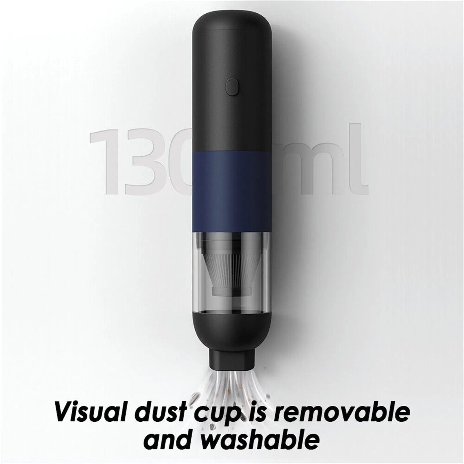 20000pa Powerful Car Vacuum Cleaner Visual Cup Portable Handheld