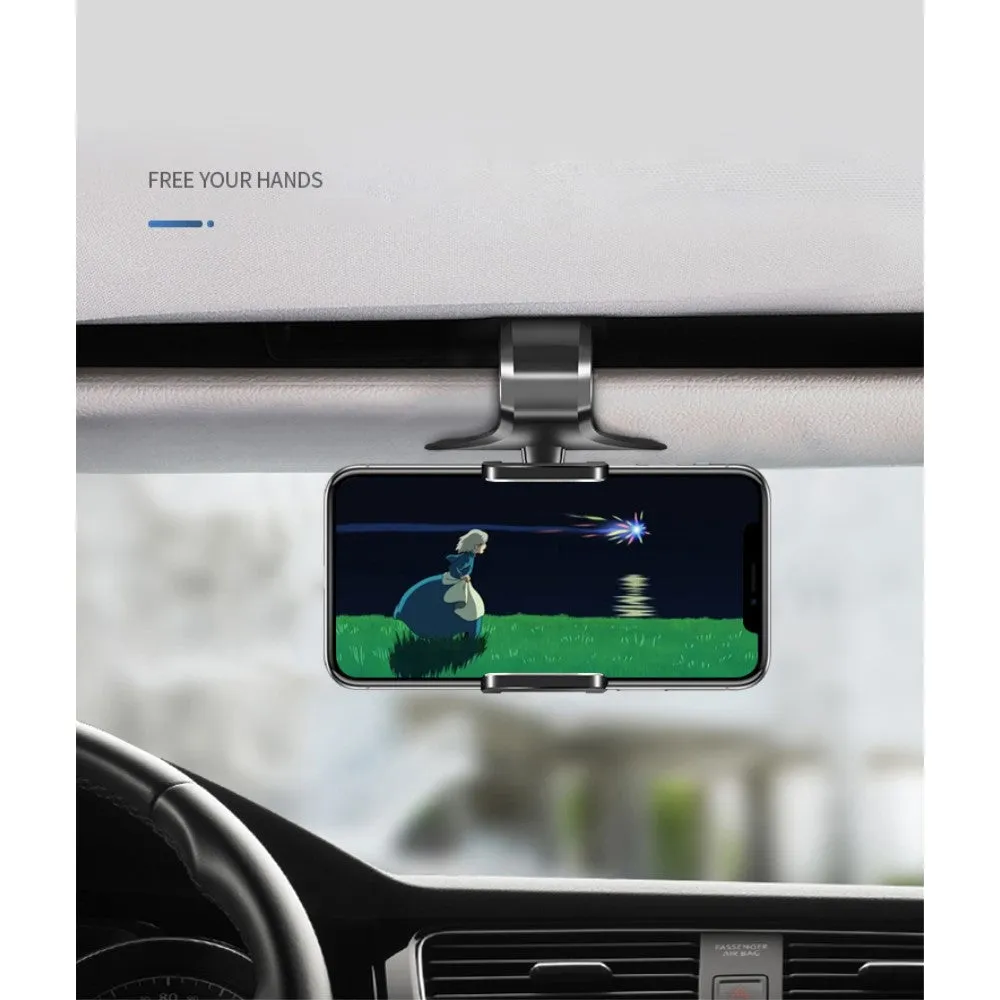 3 in 1 Car GPS Smartphone Holder: Dashboard / Visor Clamp   AC Grid Clip for Plum Boot phone - Black