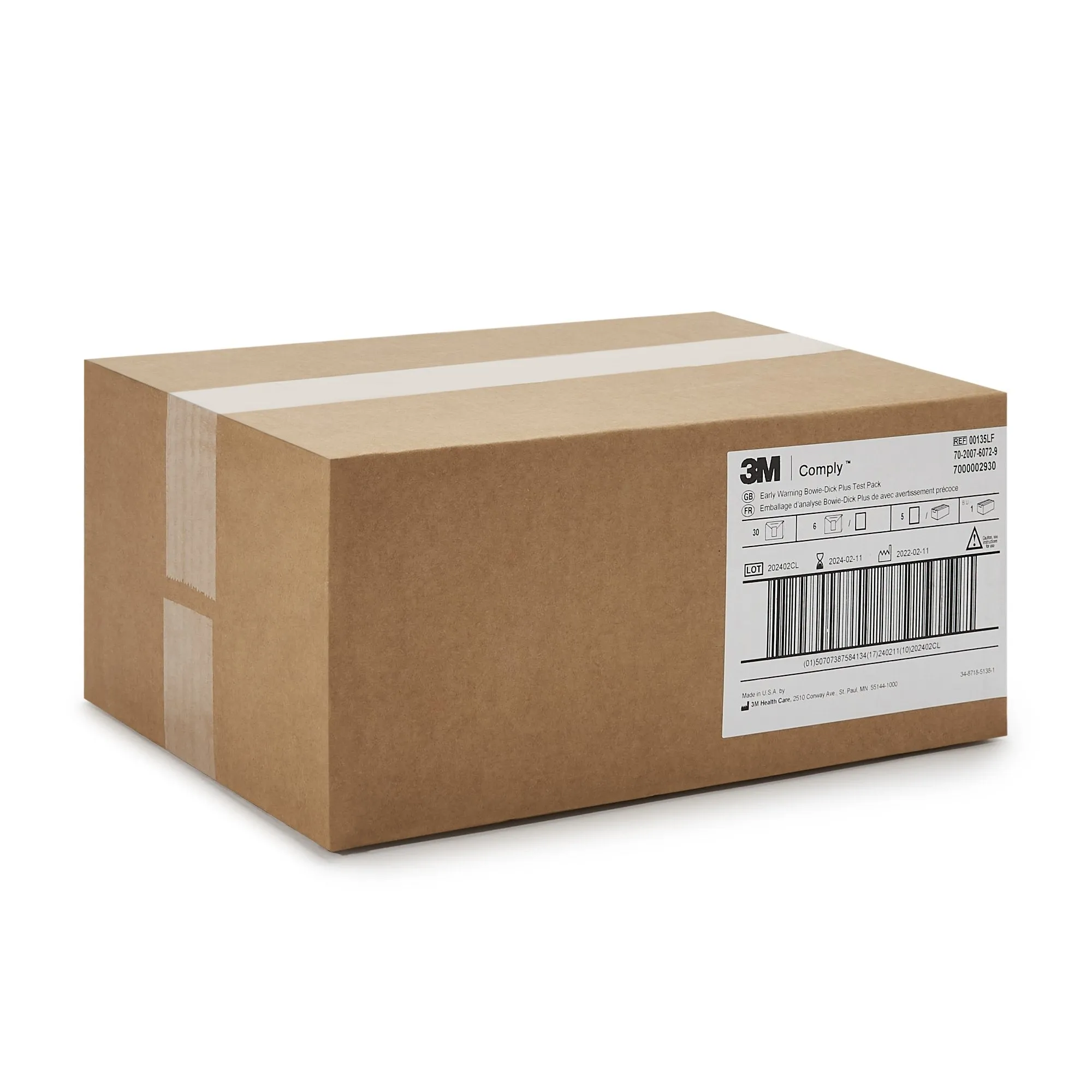 3M™ Comply™ Sterilization Bowie-Dick Plus Test Pack