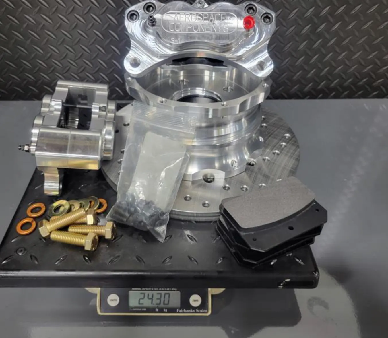4 Piston Heavy Duty Front Drag Race Kit 15-24 Mustang