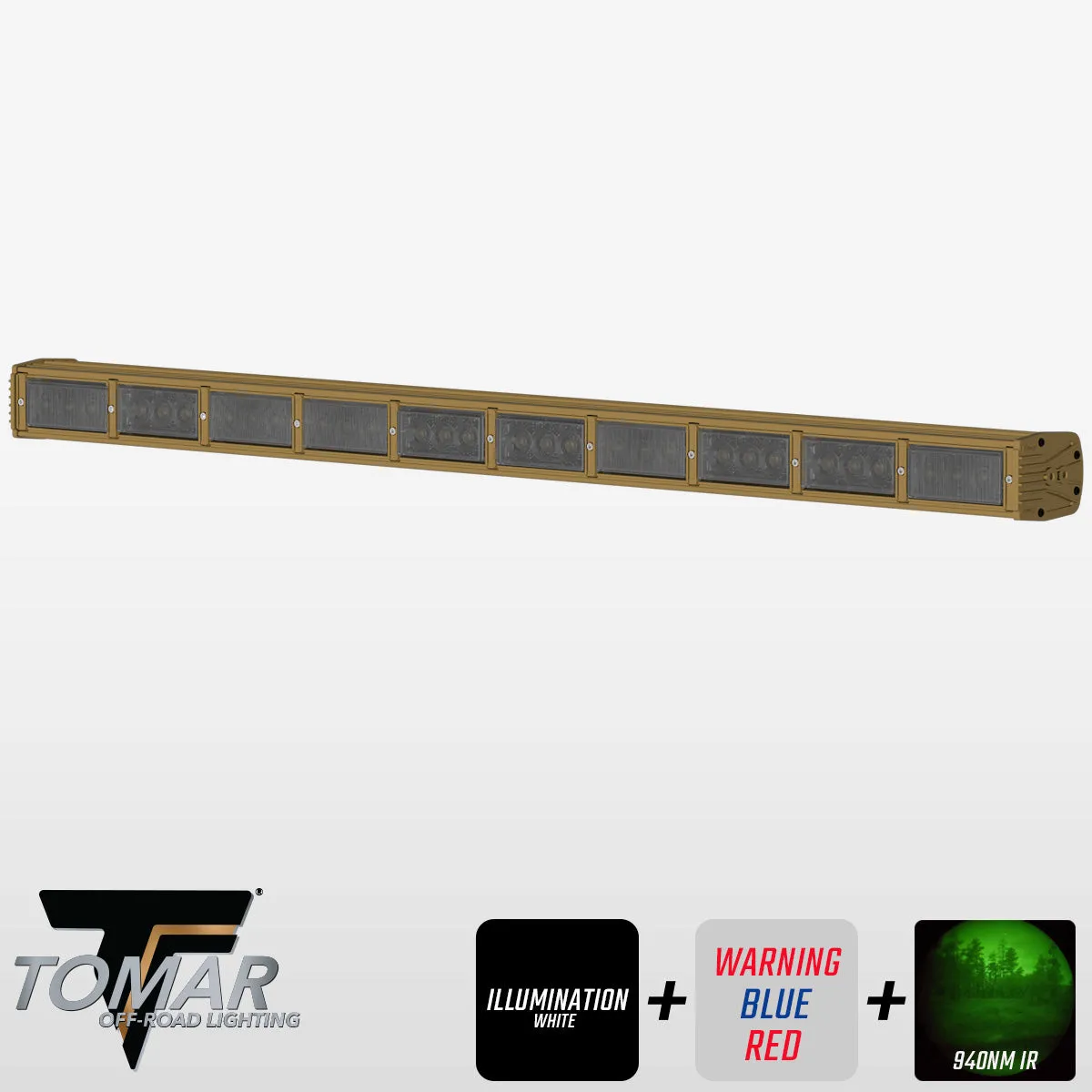 50" TRT Series Warning & Infrared LED Light Bar