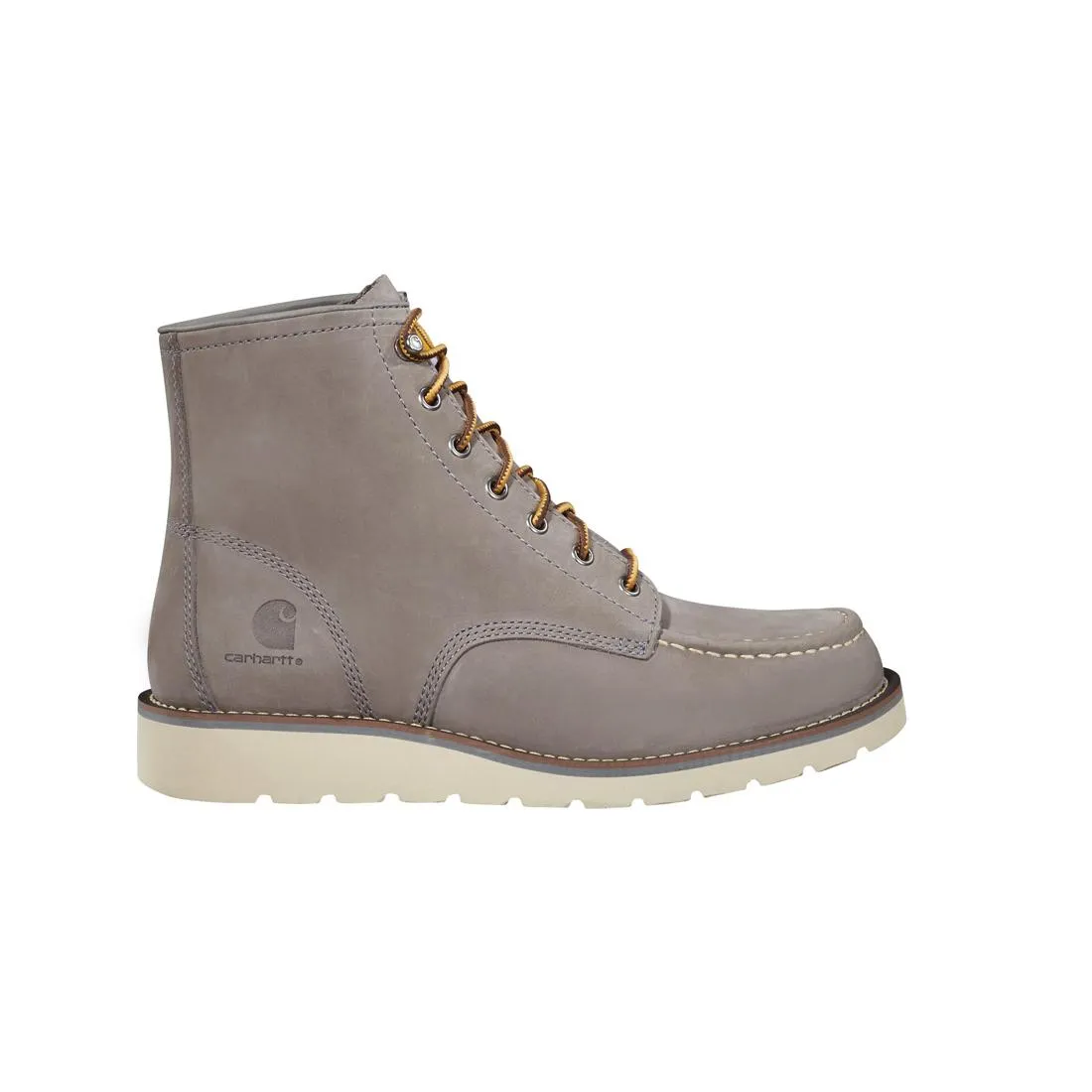 6" Moc Toe Wedge Soft Toe Boot Grey