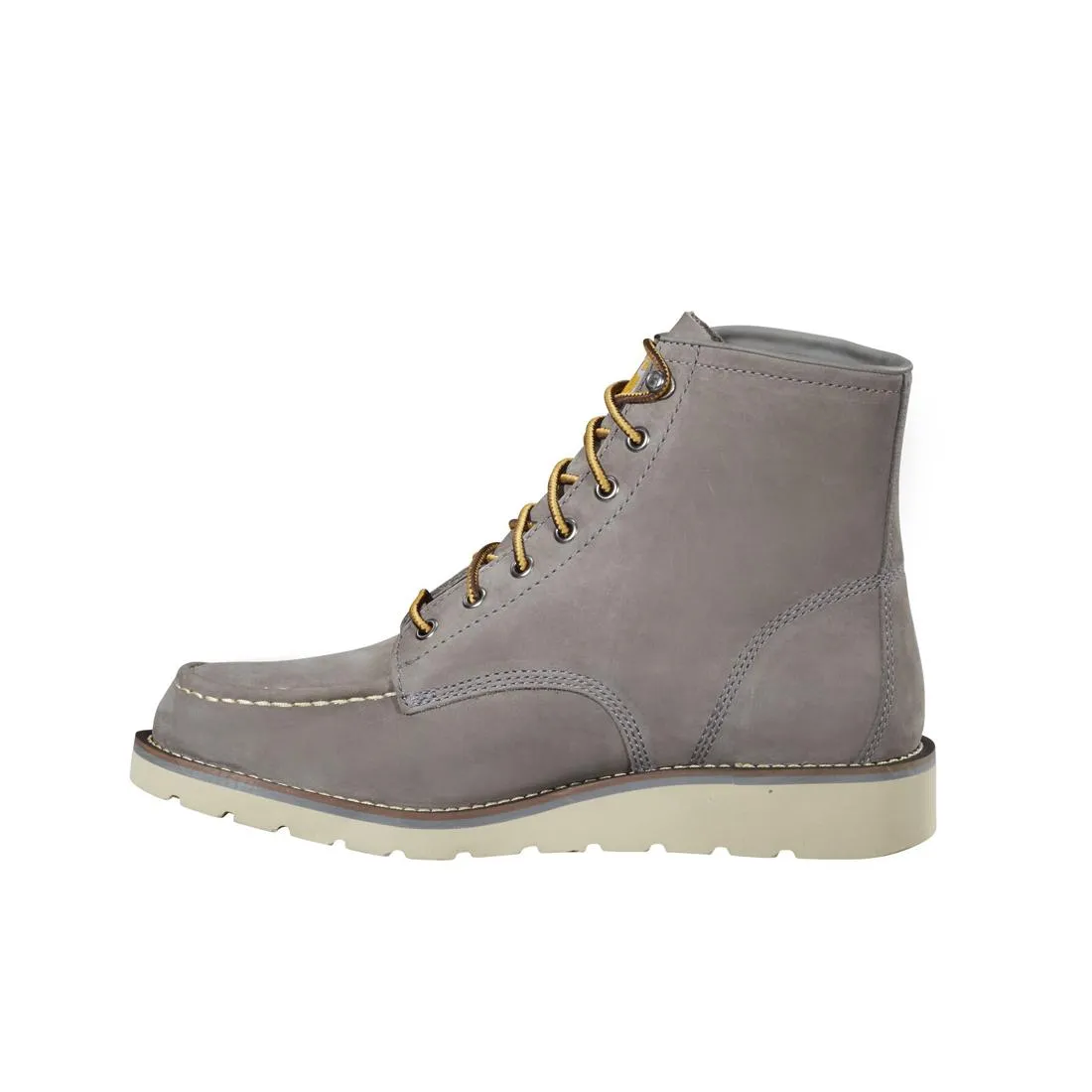 6" Moc Toe Wedge Soft Toe Boot Grey