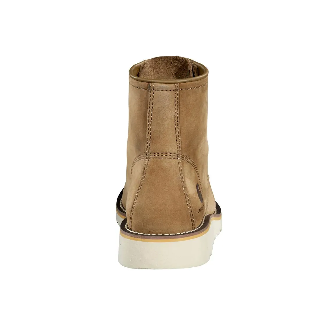 6" Women's Moc Toe Wedge Soft Toe Boot Coyote