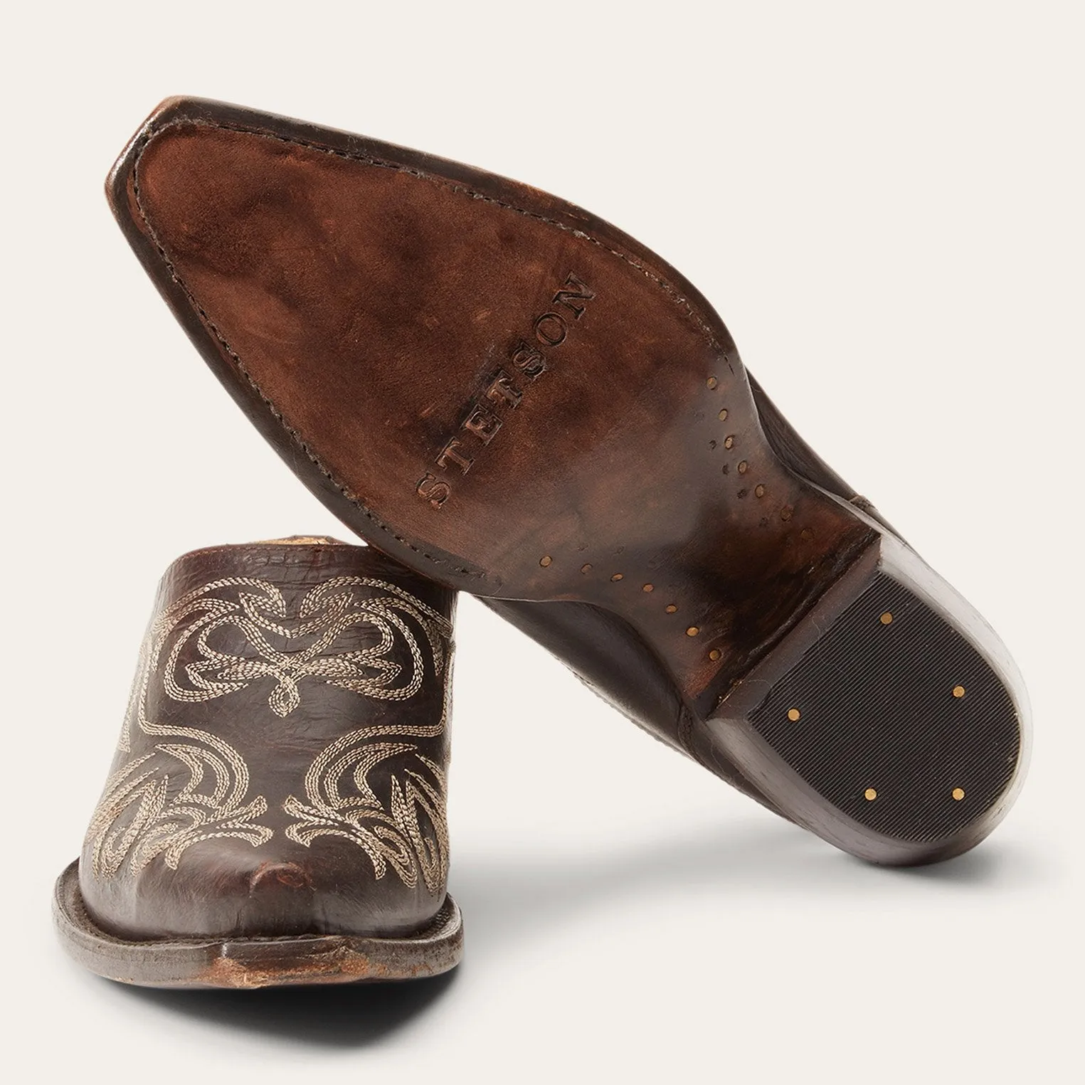 Adley Vintage Finished Leather Mules