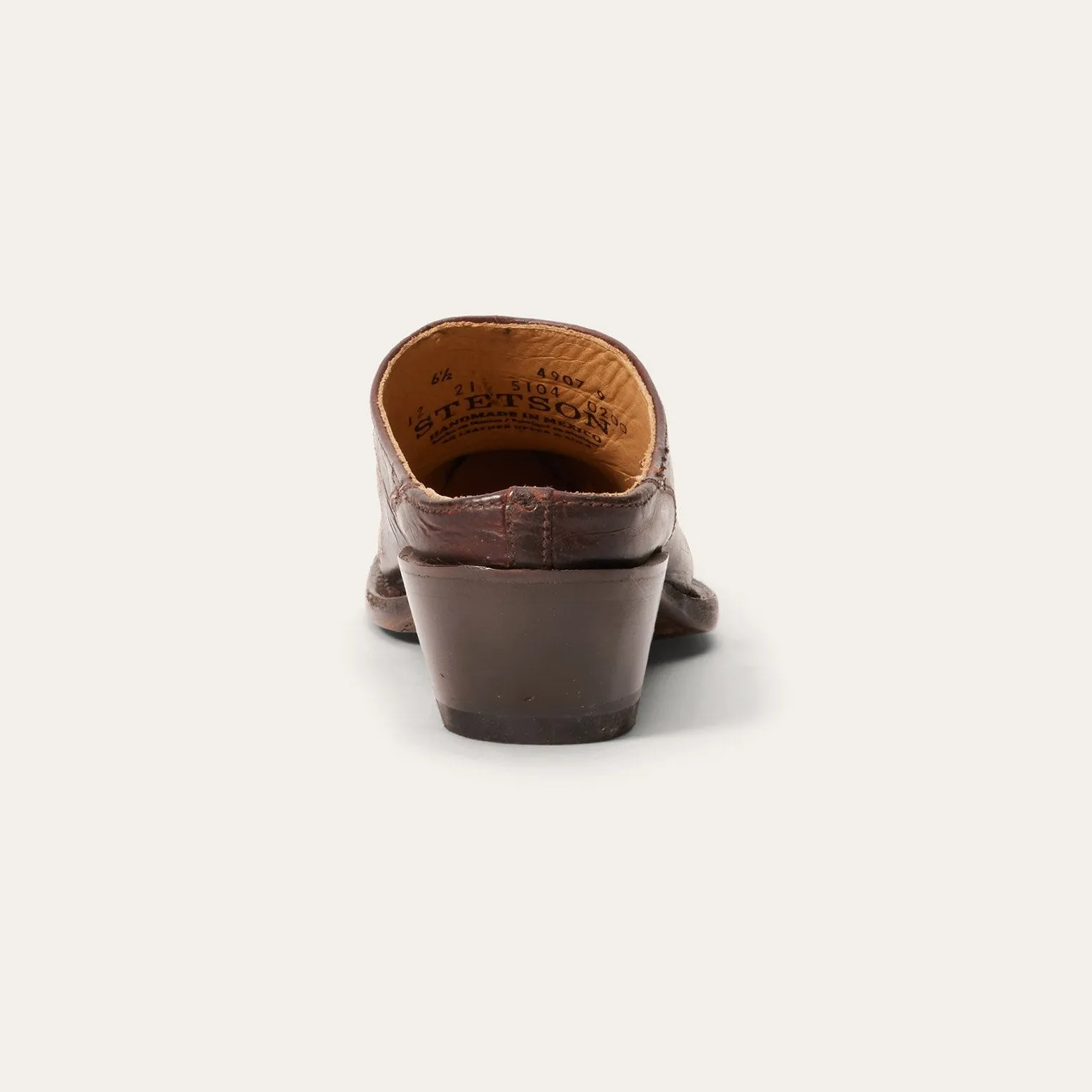 Adley Vintage Finished Leather Mules