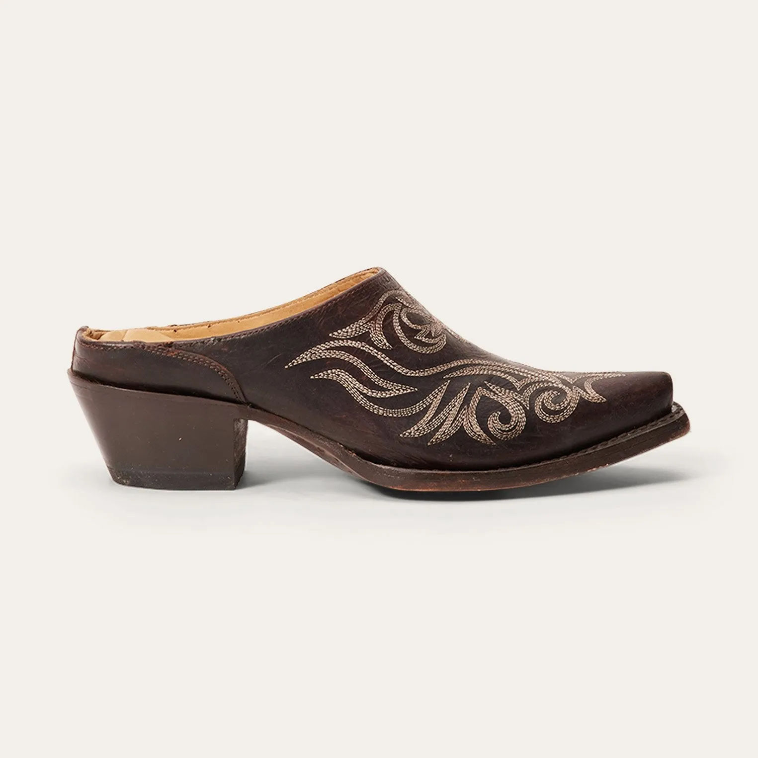 Adley Vintage Finished Leather Mules