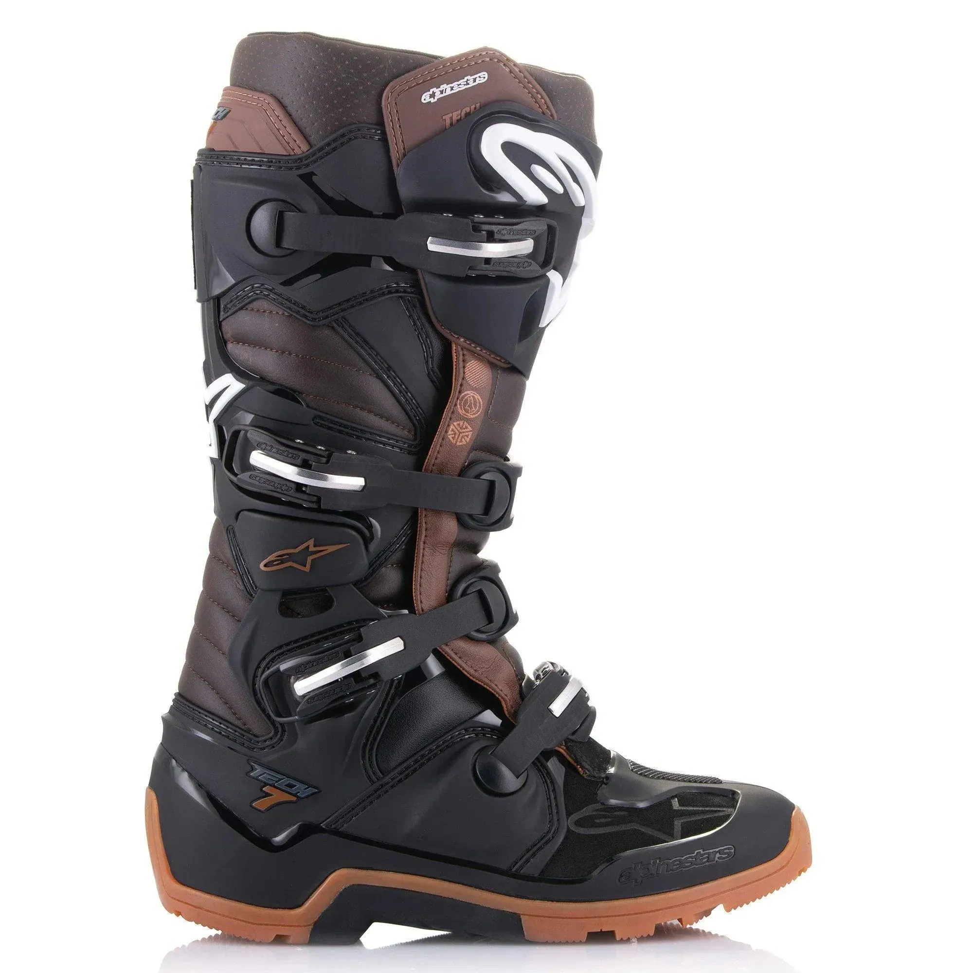 Alpinestars Tech 7 Enduro Black/Dark Brown Boots