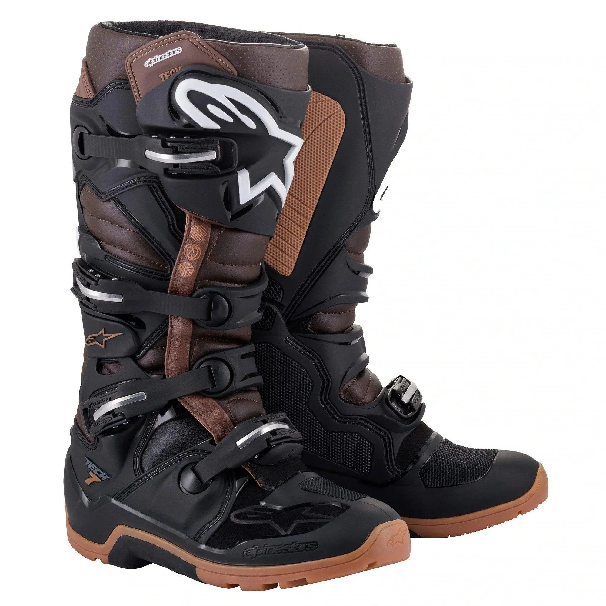 Alpinestars Tech 7 Enduro Black/Dark Brown Boots