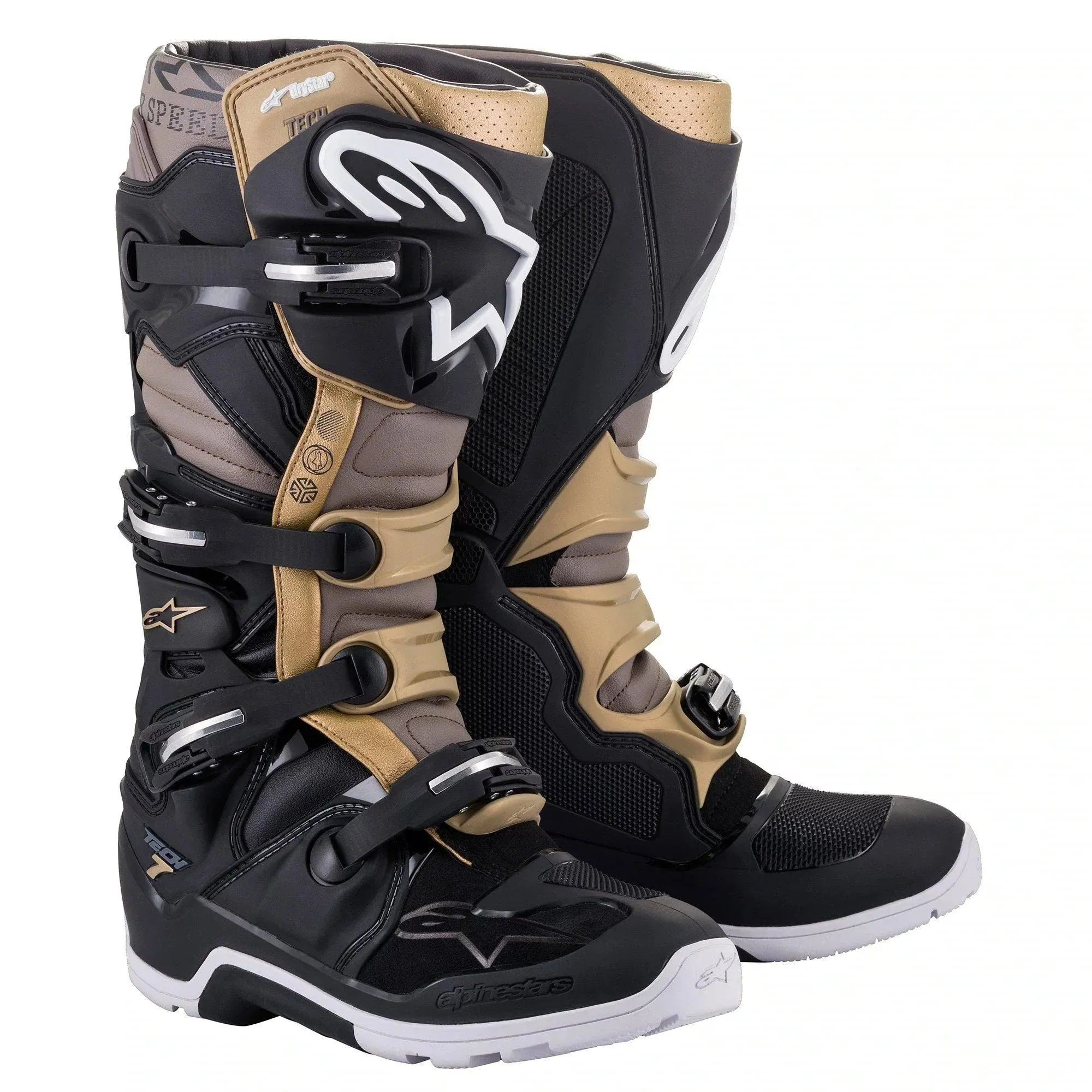Alpinestars Tech 7 Enduro Drystar Boots - Black/Gray/Gold