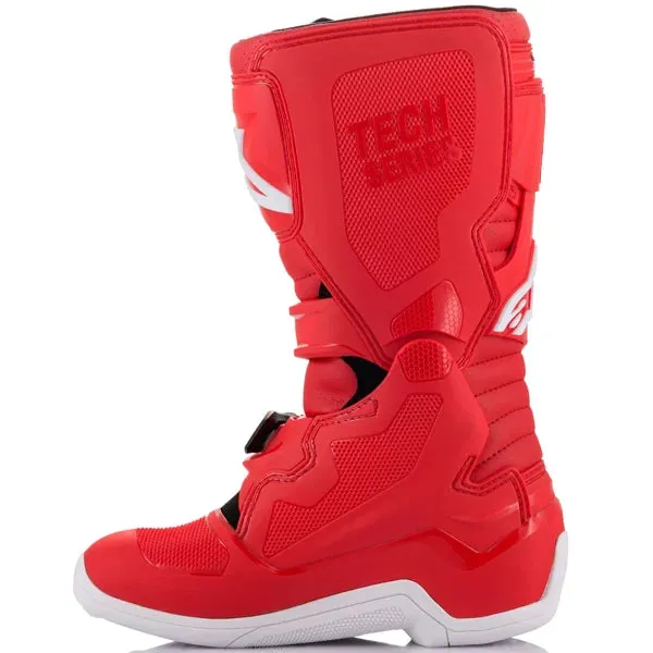 Alpinestars Tech 7S Youth Motorcross Boots (Red) UK Size 5