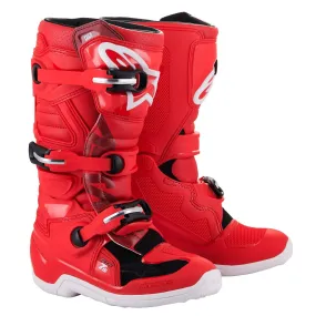 Alpinestars Tech 7S Youth Motorcross Boots (Red) UK Size 5