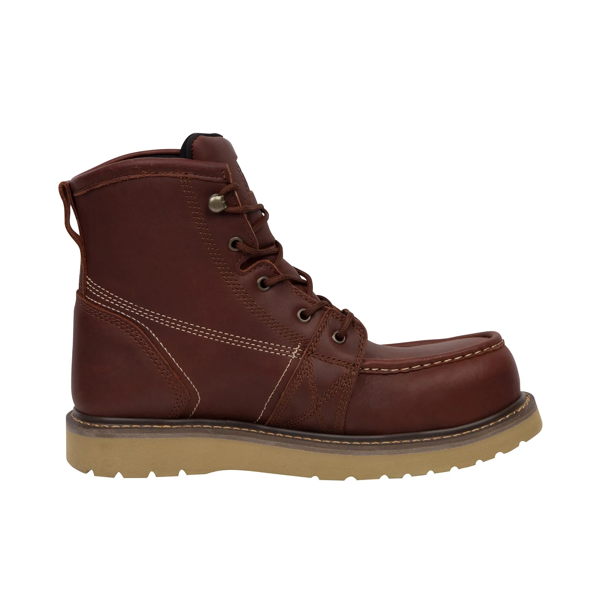 Ariat Rebar Wedge Moc Toe 6 Inch Composite Toe Rusted Copper