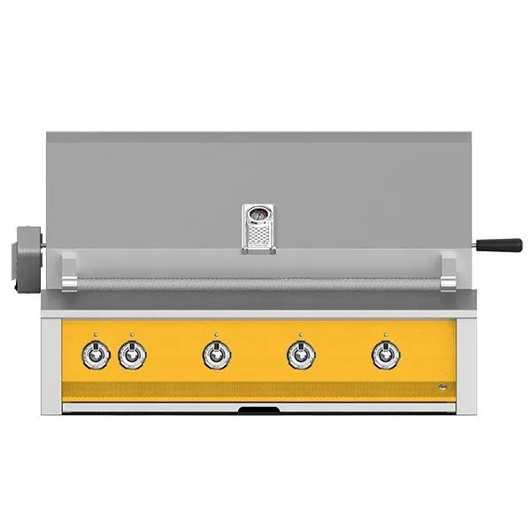 Aspire by Hestan 42" LP Built In Grill with 4 Tubular U-Burners and Rotisserie