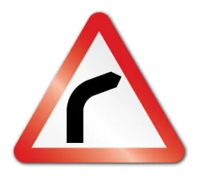 Bend to the right symbol (Post/Fence Fix)