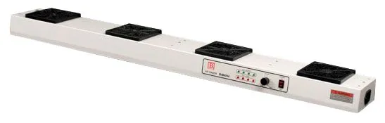 Botron B486104 High-Frequency 4-Fan Overhead Ionizing Blower, 100/240V