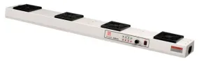 Botron B486104 High-Frequency 4-Fan Overhead Ionizing Blower, 100/240V
