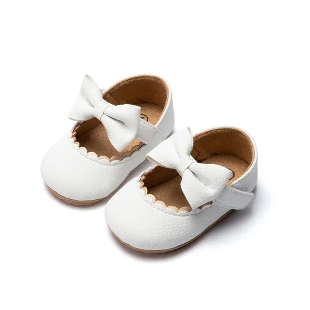 Bowknot Non-Slip Soft-Sole Baby Shoes