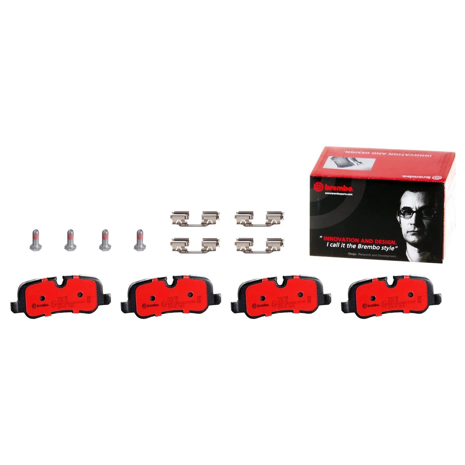Brembo Disc Brake Pad and Rotor Kits KT04007
