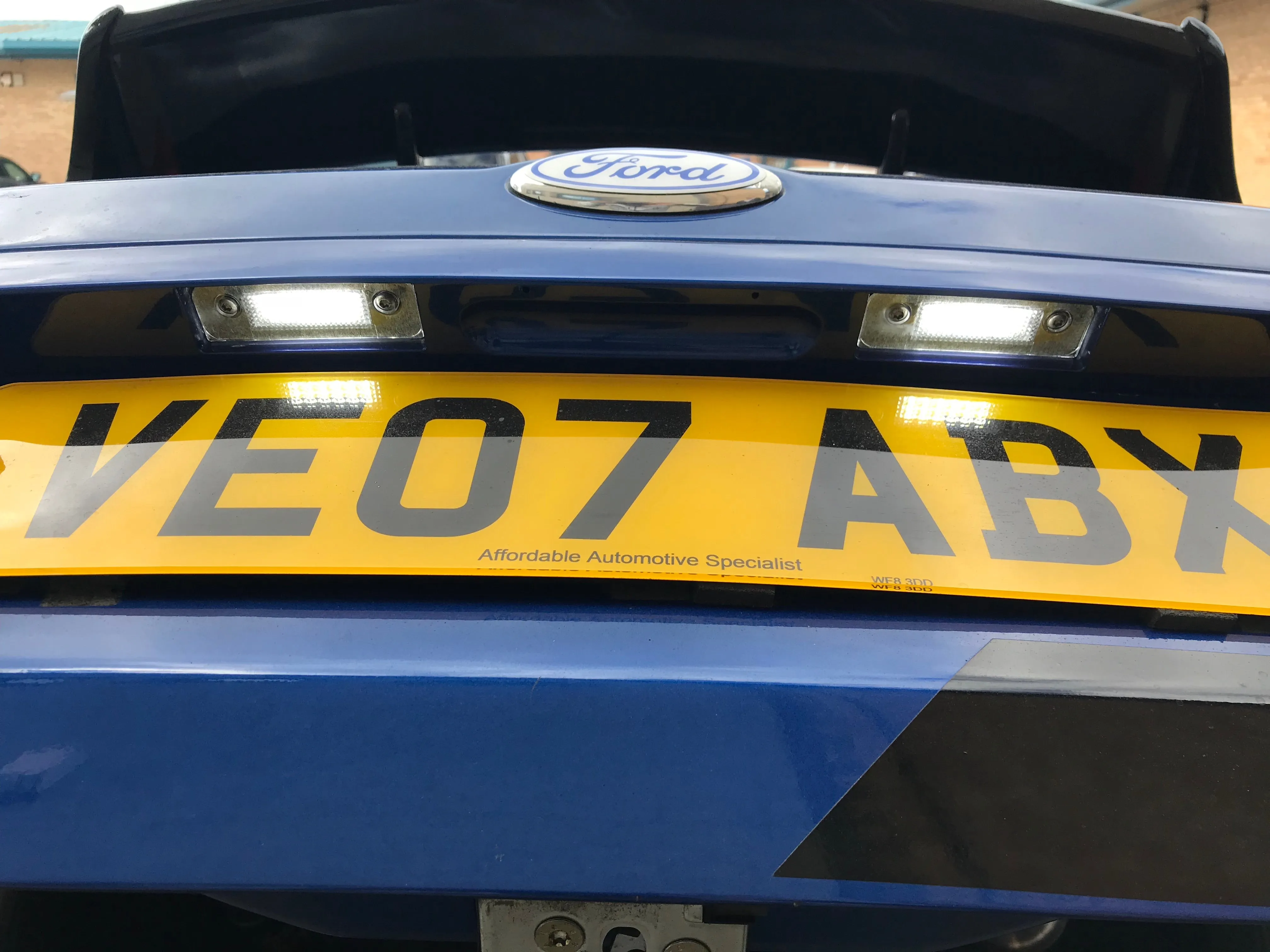 BriteVue LED Number Plate Unit - MK6 Fiesta