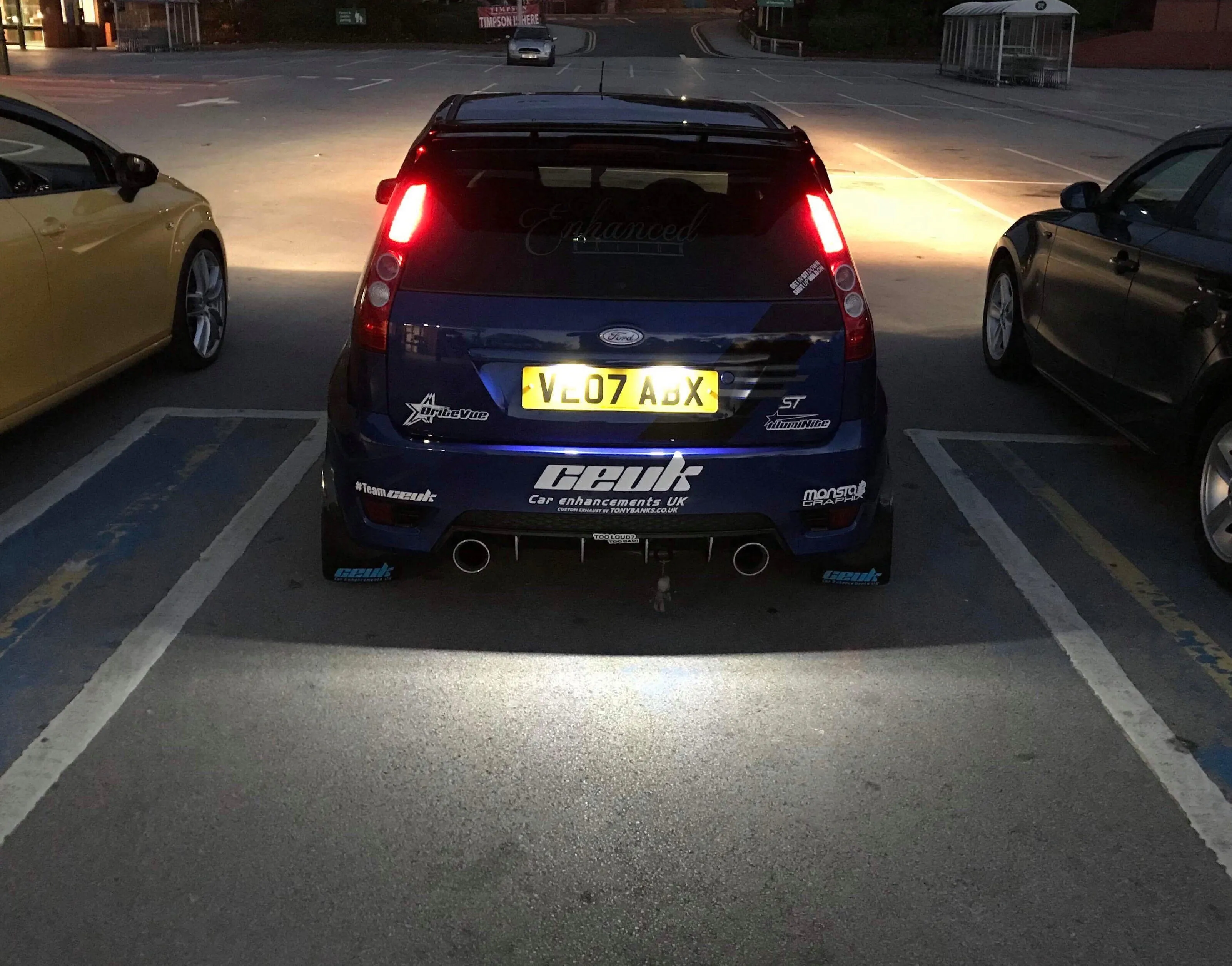 BriteVue LED Number Plate Unit - MK6 Fiesta