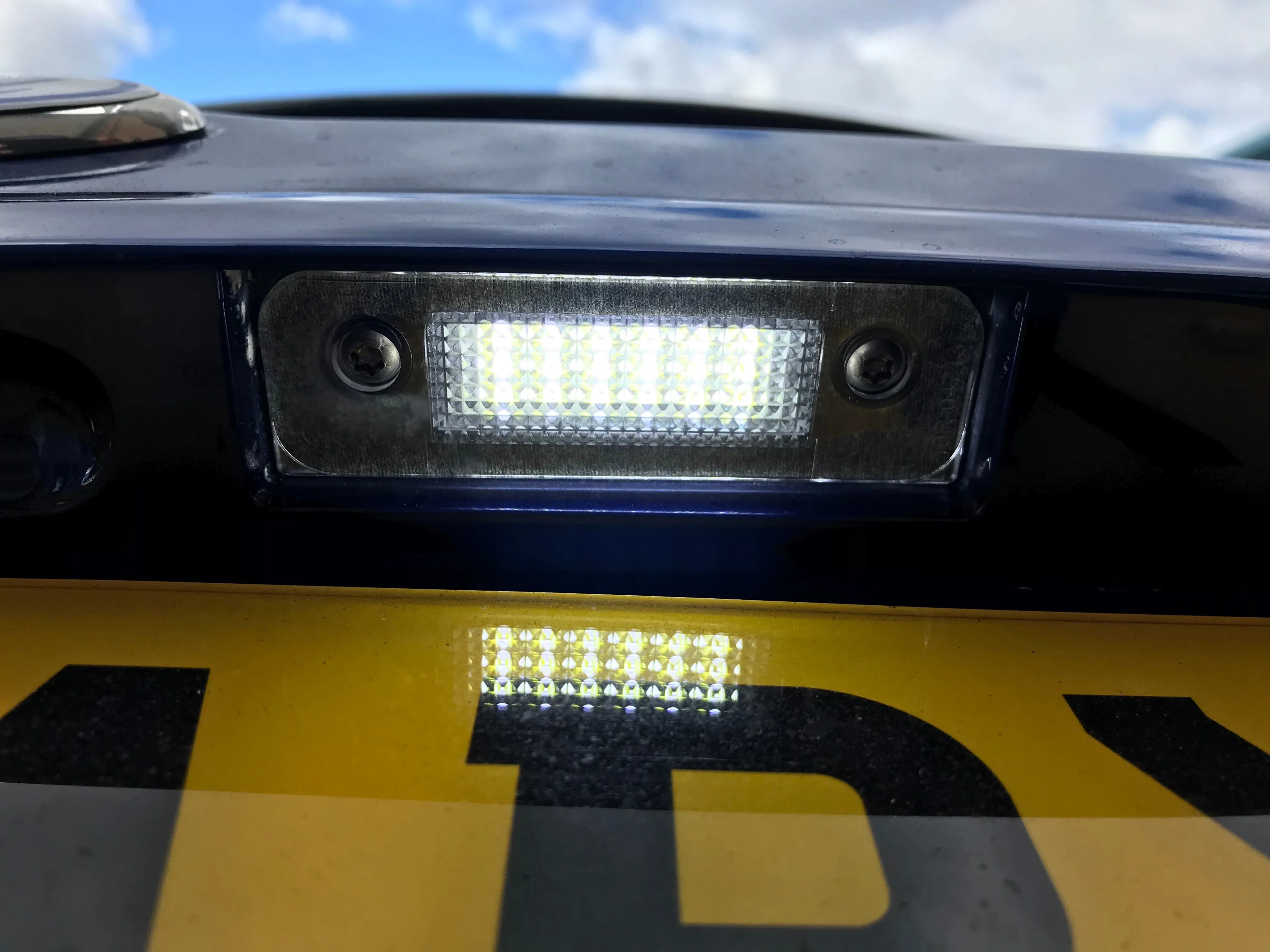 BriteVue LED Number Plate Unit - MK6 Fiesta