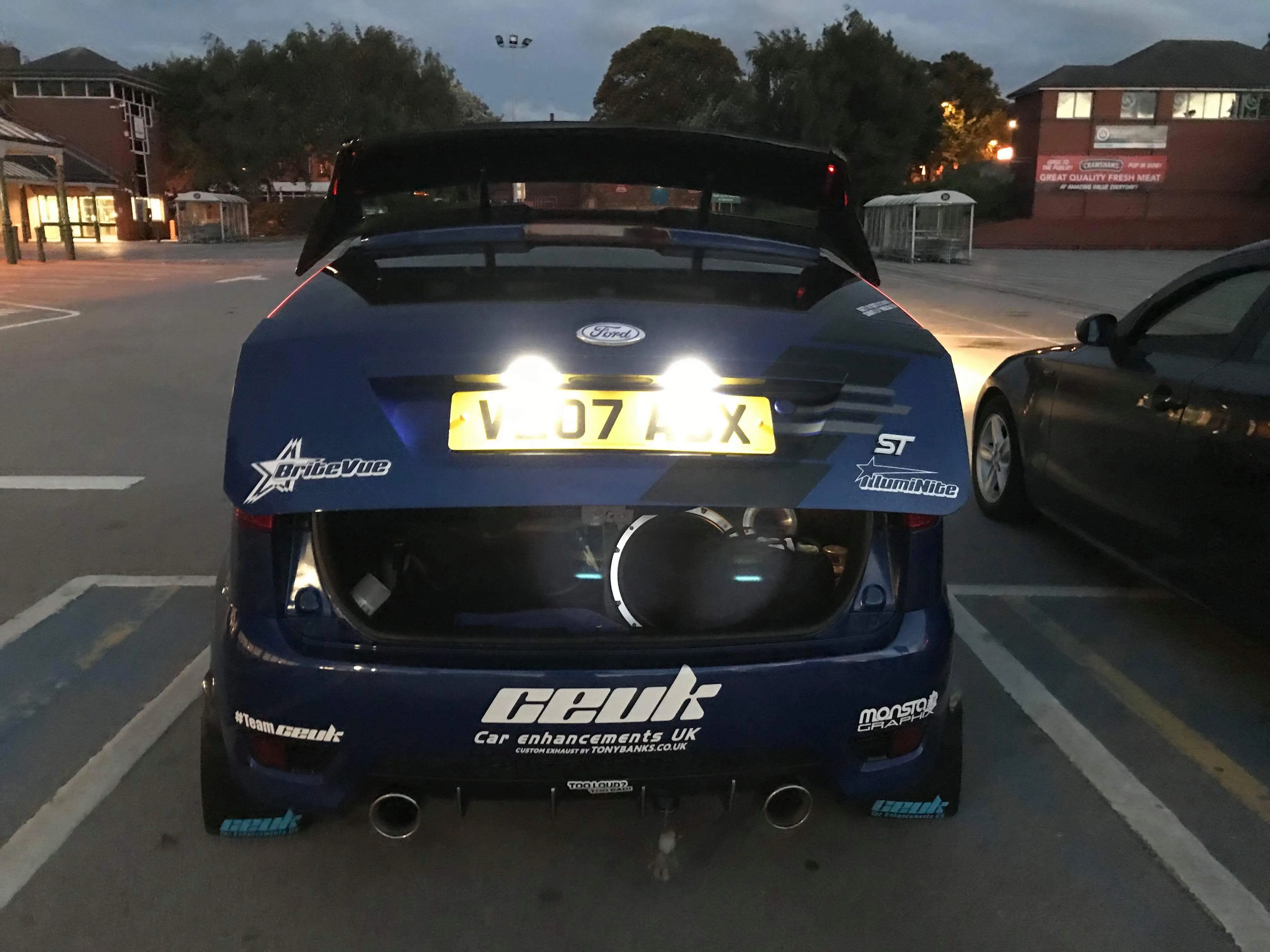 BriteVue LED Number Plate Unit - MK6 Fiesta
