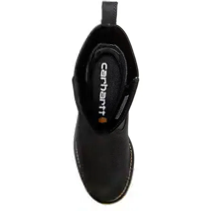 Carhartt Women's 10" Soft Toe WP Wellington Wedge Boot -Black- FW1031-W