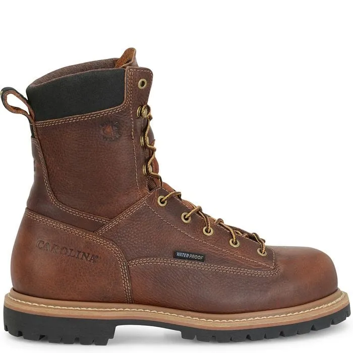 Carolina Men's Grind Brown Waterproof Composite Toe Work Boots CA5529