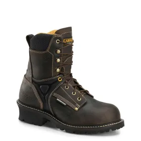 Carolina Men's Timber Brown Waterproof Composite Toe Logger Boots CA6921