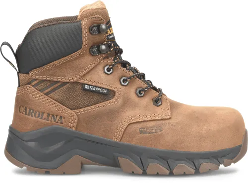 Carolina Women's Sage Brown Waterproof Composite Toe Work Boots CA5679