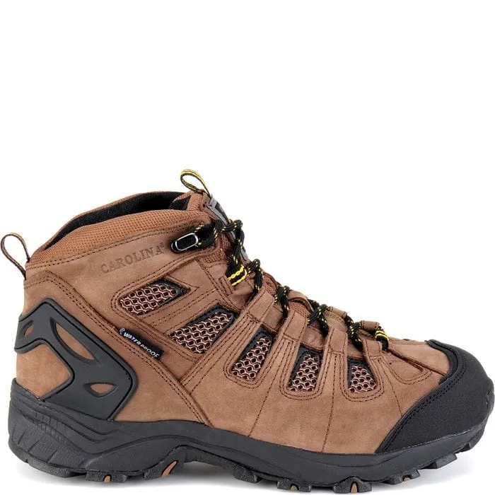 Caroline Men's Quad Dark Brown Waterproof Composite Toe Hiker Boots CA4525