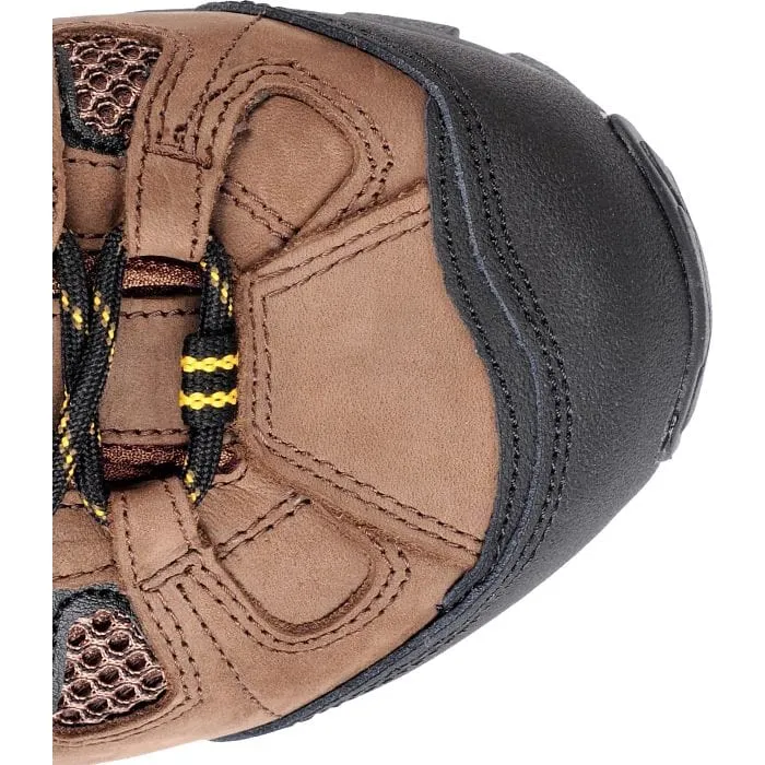 Caroline Men's Quad Dark Brown Waterproof Composite Toe Hiker Boots CA4525
