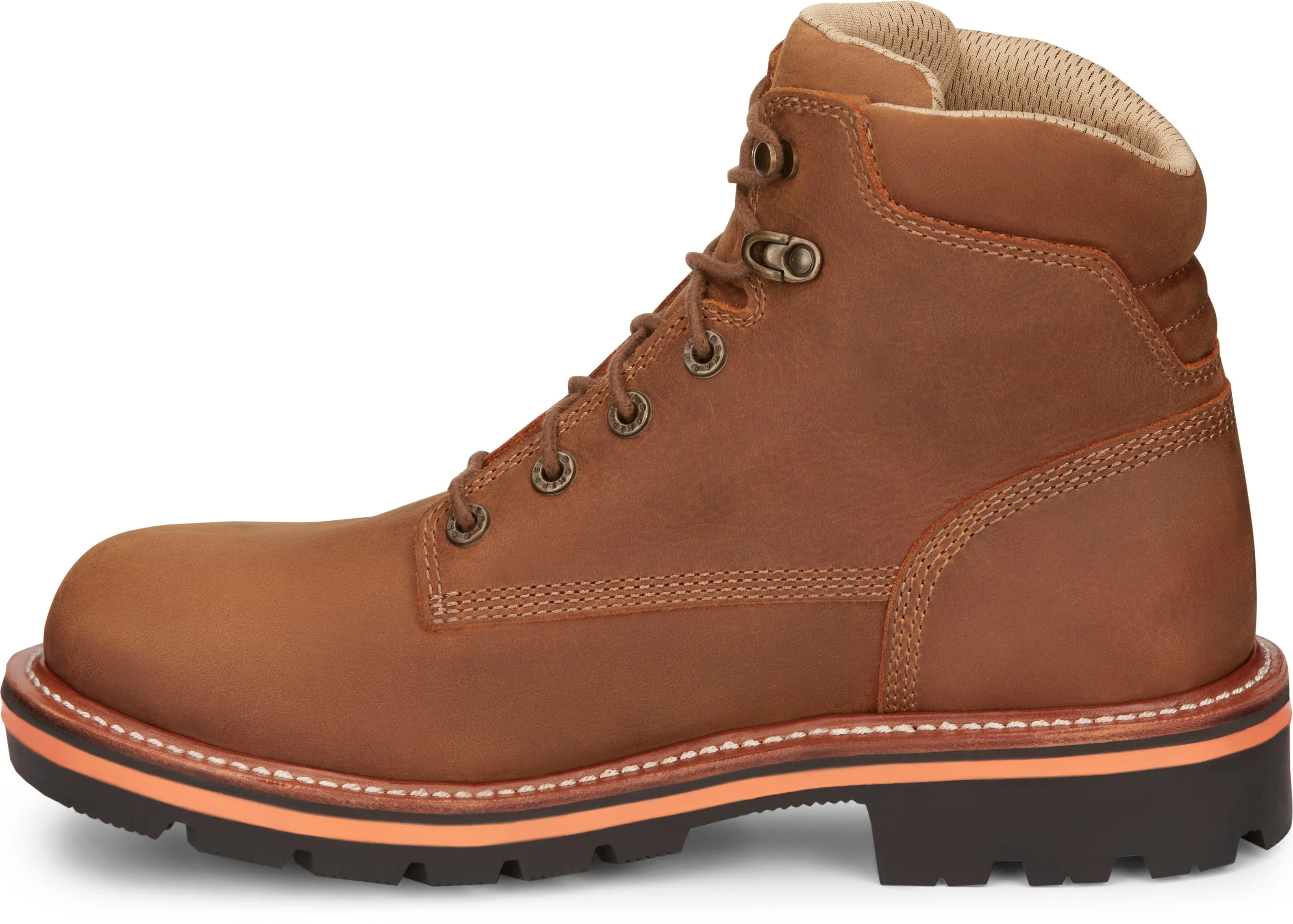 Chippewa Men's Thunderstruck Brown Waterproof Composite Toe Lace-Up Work Boot TH1010