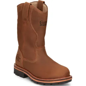 Chippewa Men's Thunderstruck Light Brown Waterproof Soft Toe Work Boots TH1040