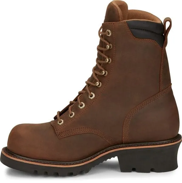 Chippewa Men's Valdor 8" Waterproof Composite Toe Logger Work Boots 73236