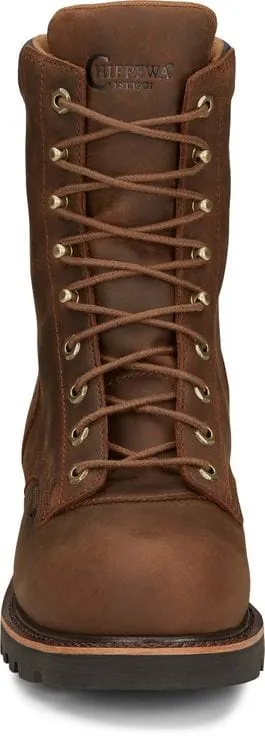 Chippewa Men's Valdor 8" Waterproof Composite Toe Logger Work Boots 73236