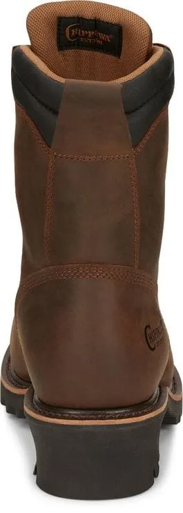 Chippewa Men's Valdor 8" Waterproof Composite Toe Logger Work Boots 73236