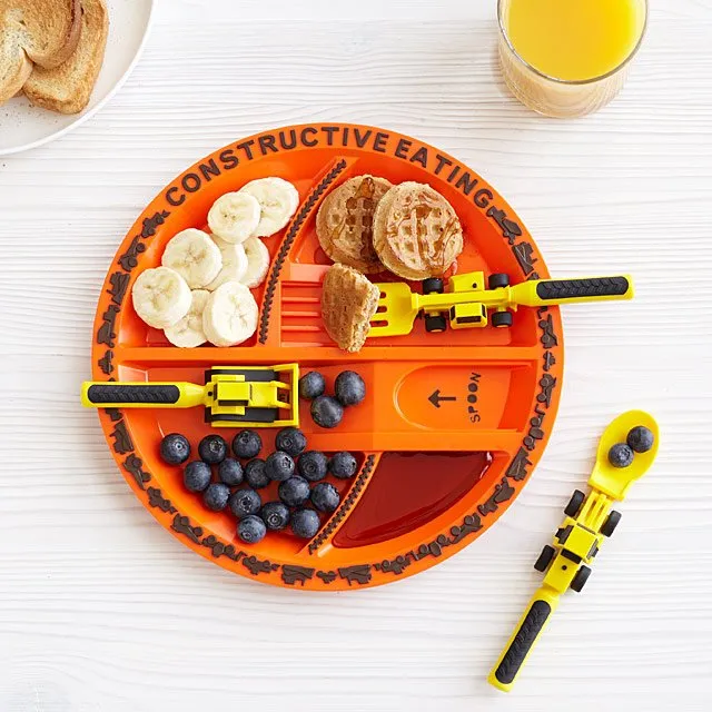 Construction 3 Piece Feeding Set