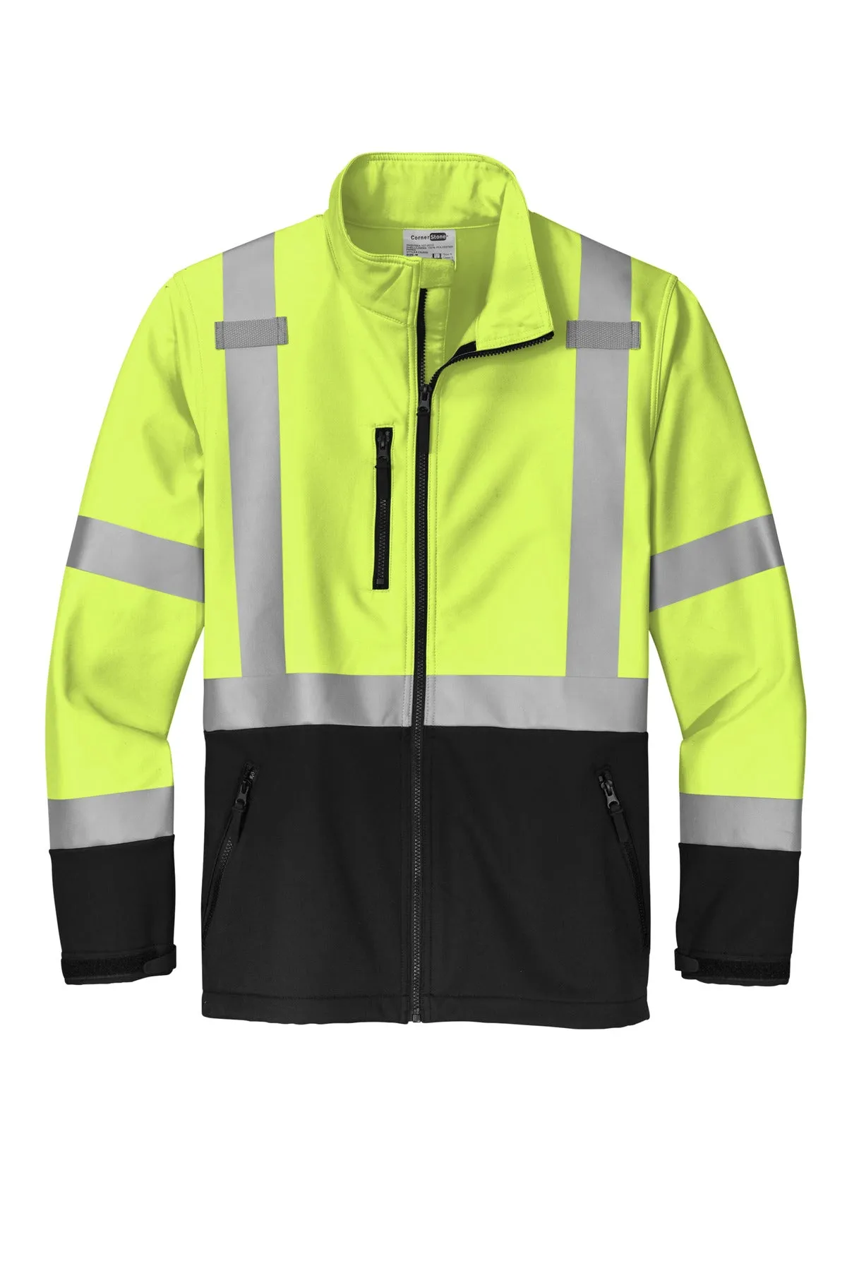 CornerStone Men's ANSI 107 Class 3 Soft Shell Jacket CSJ503
