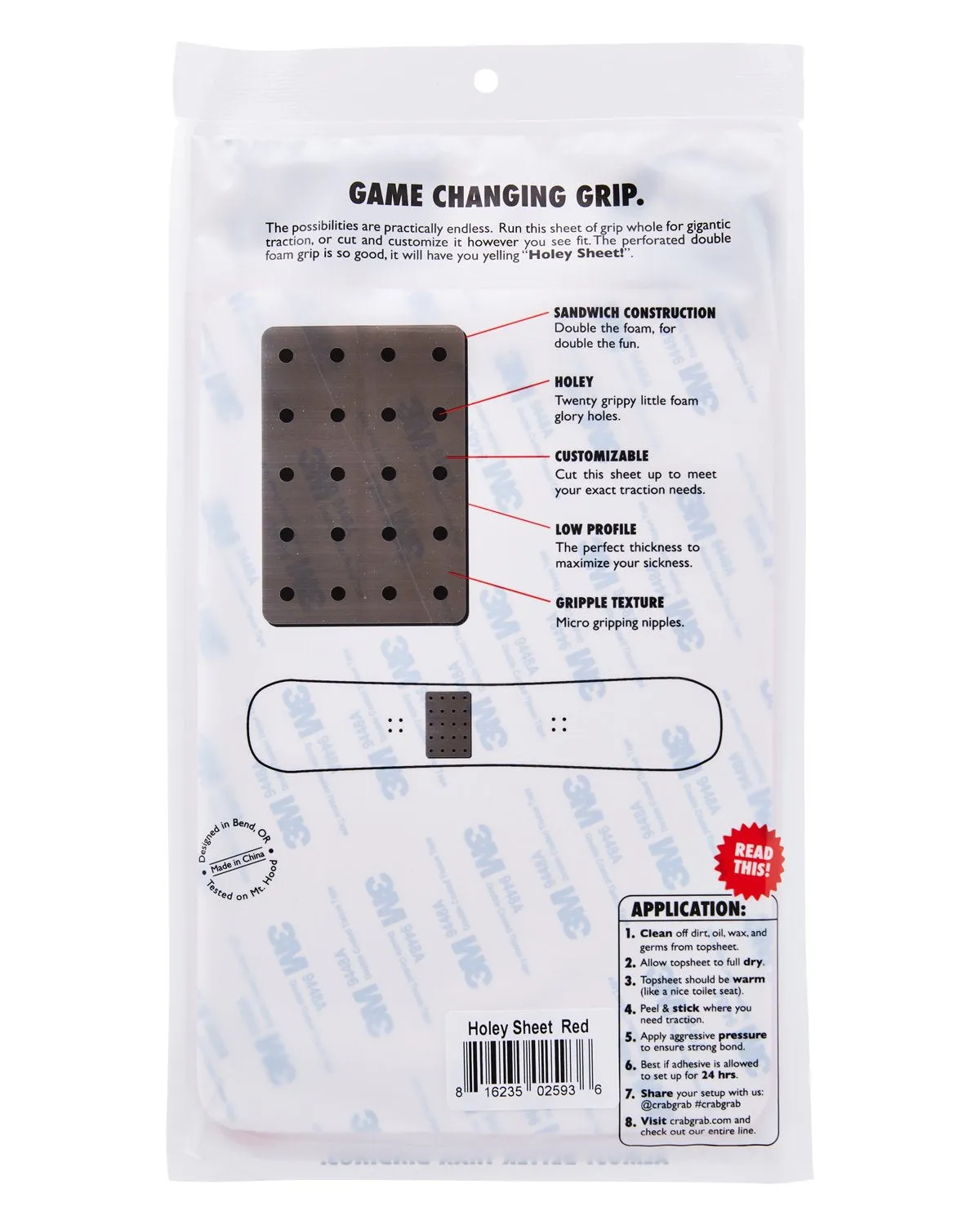 Crab Grab Holey Sheet