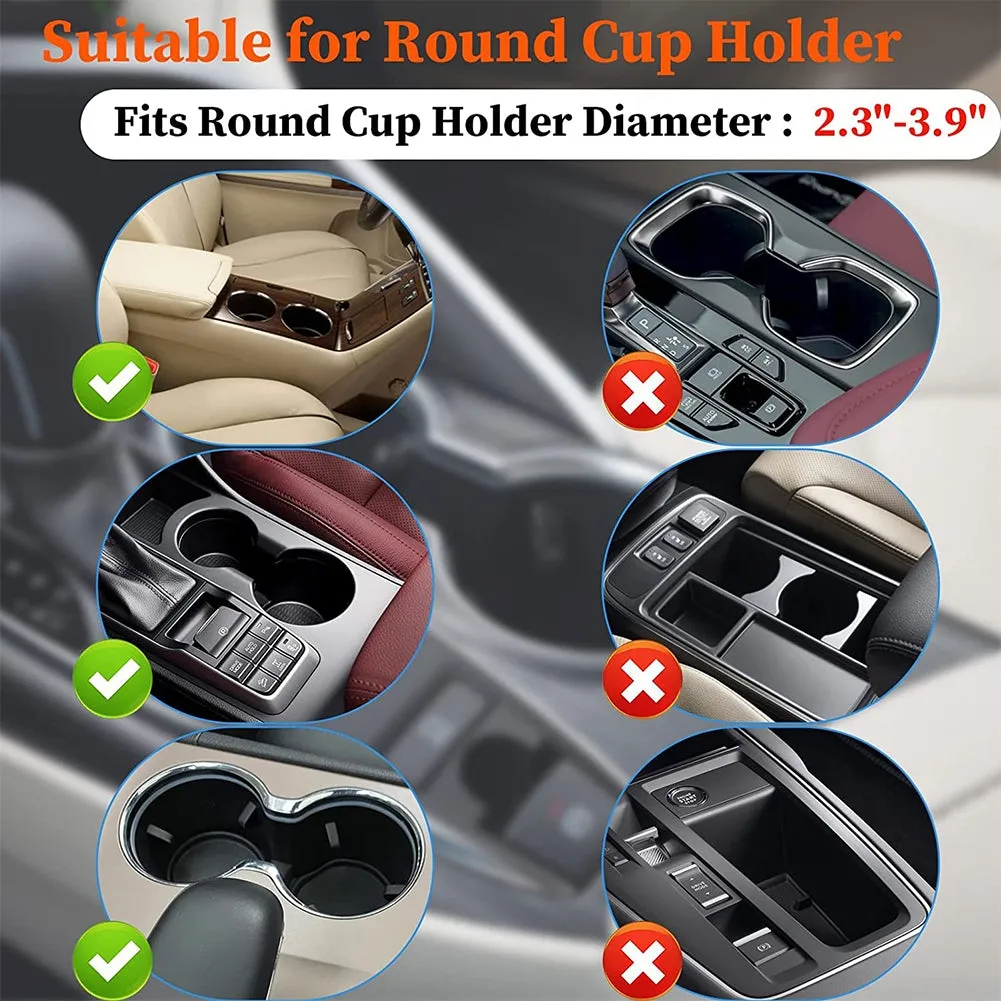 Cup Holder Expander For Car Multi-Functional Cup Holder Adapter
