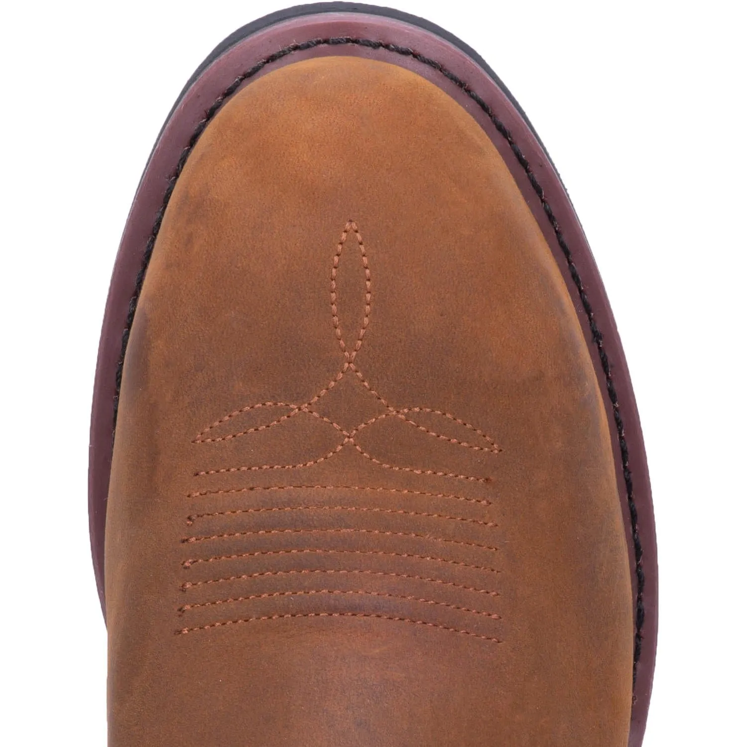 Dan Post Men's Albuquerque Midbrown Waterproof Steel Toe Leather Work Boots DP69691 