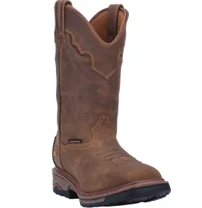 Dan Post Men's Blayde Saddle Tan Waterproof Steel Toe Leather Work Boots DP69482