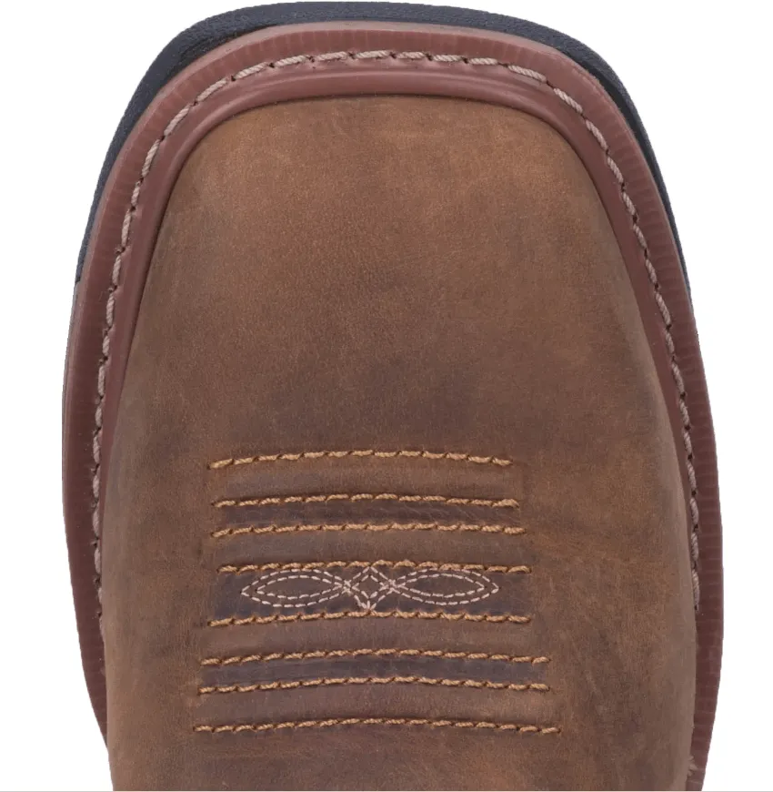 Dan Post Men's Blayde Saddle Tan Waterproof Steel Toe Leather Work Boots DP69482